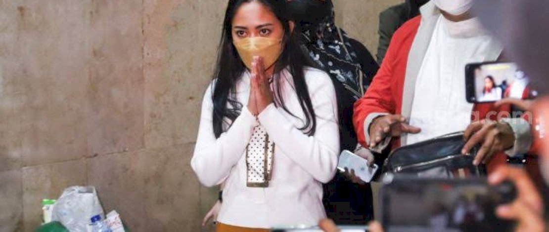 Rachel Vennya saat berkunjung ke Polda Metro Jaya beberapa waktu lalu.