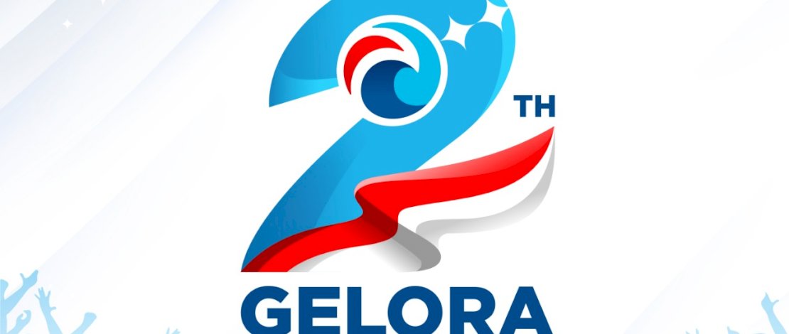 Logo HUT ke-2 Partai Gelora Indonesia. IST