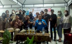Malam Sumpah Pemuda, Andi Rahim Dialog Bareng Mahasiswa Lutra di Sekret KNPI Makassar