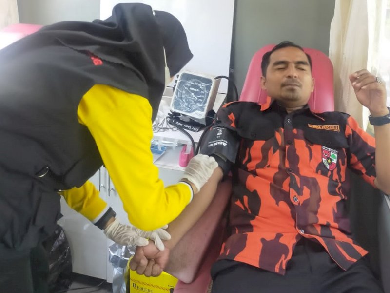 Hari Sumpah Pemuda, MPC PP Pinrang Menggelar Aksi Donor Darah