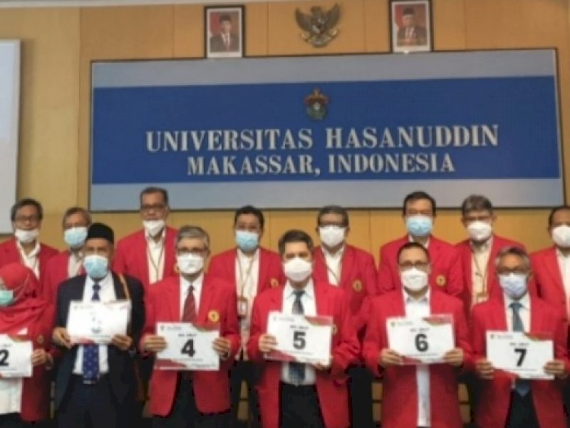 Berikut Nomor Urut calon Rektor Unhas Periode 2022-2026, Siapa pemegang nomor Hoki?