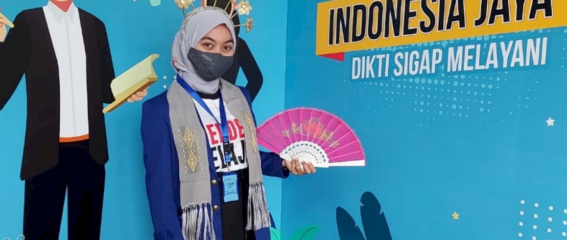 Sri Mariyati R. Nani saat menghadiri peringatan Hari Sumpah Pemuda di Kemenristek Dikti Jakarta.