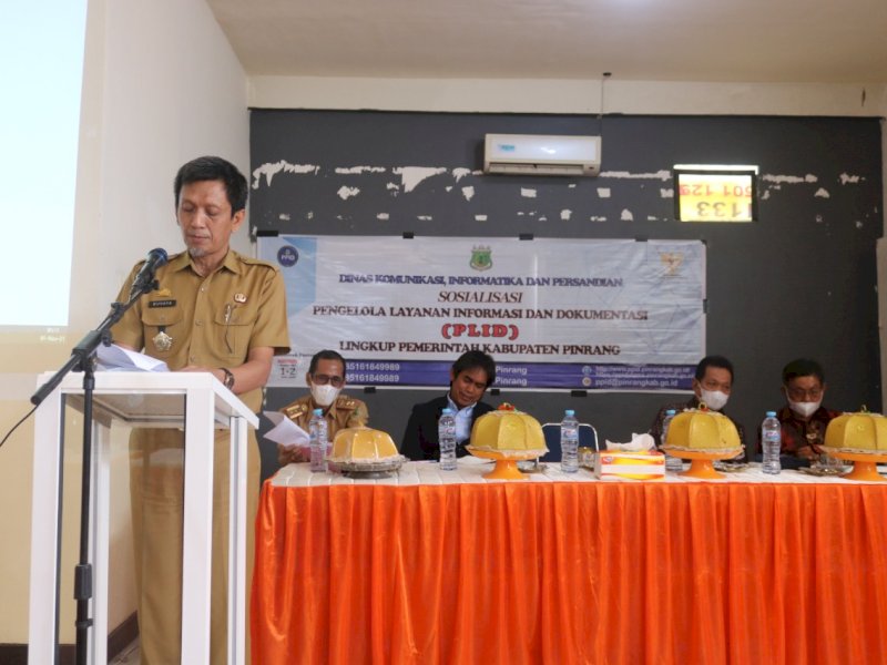 Diskominfo dan Persandian Kabupaten Pinrang Sosialisasi PLID