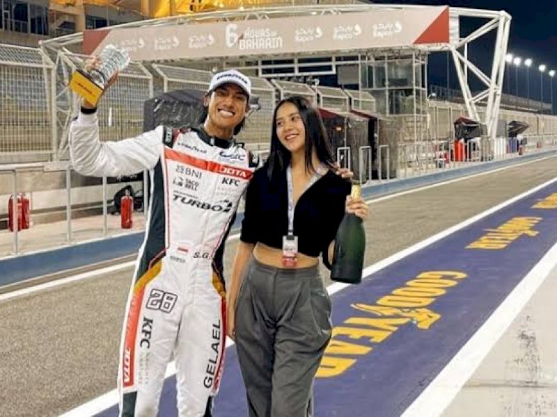 Jauh-Jauh Datang Beri Dukungan ke Sean Gelael, Ternyata Anya Geraldine Hanya Teman