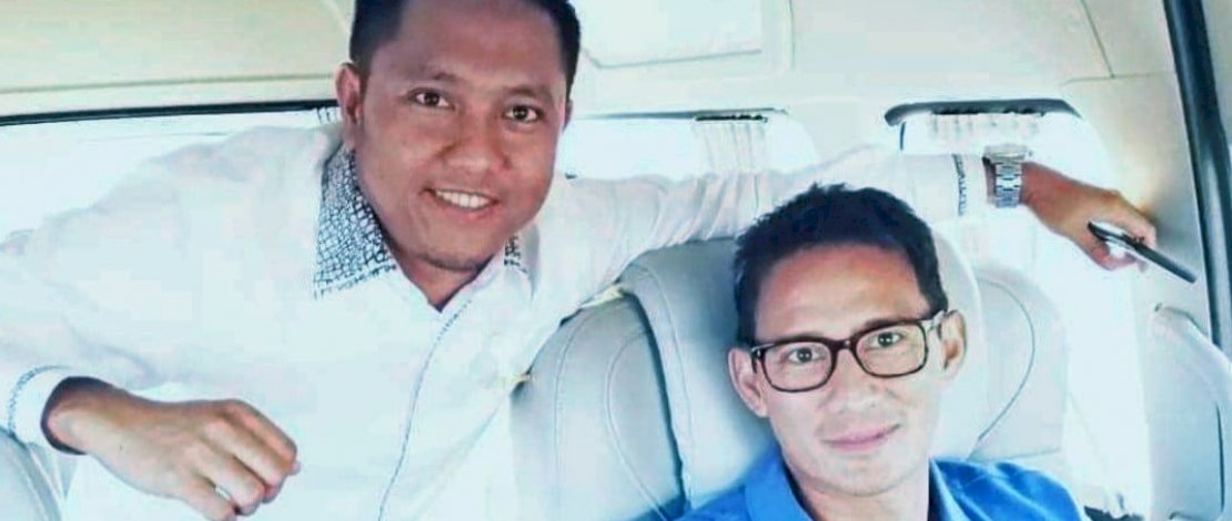 Koordinator Indonesia Timur BPP Hipmi Herman Heizer, bersama Menteri Pariwisata dan Ekonomi Kreatif Sandiaga Uno.