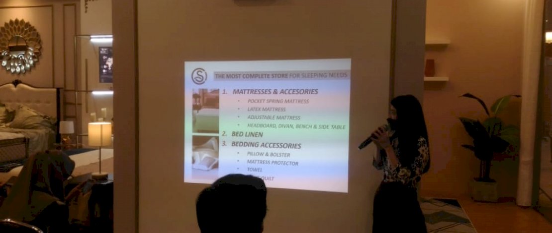 Grand Opening Sleep & Co Boutique di Nipah Mall, Selasa (2/11/2021).