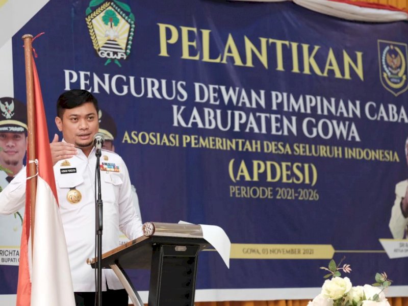 Bupati Gowa Minta APDESI Jadi Mitra yang Baik untuk Bangun Daerah