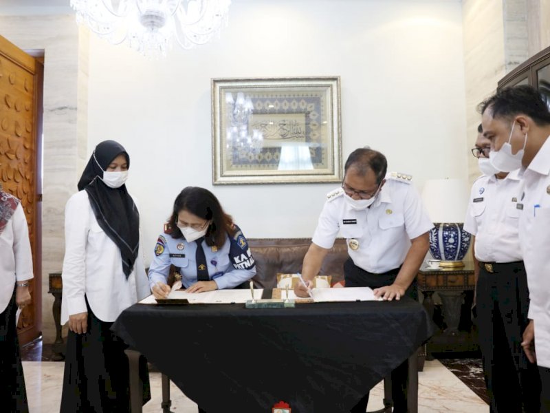 Danny Pomanto - Alfrida Sepakat Siapkan Ruang Pemenuhan Hak Anak di Lapas