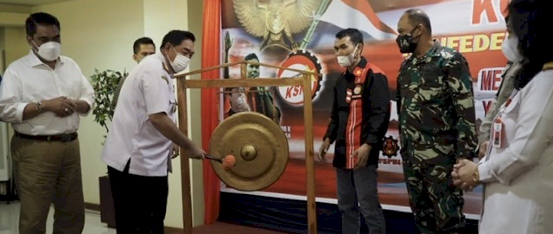 Pembukaan Kongres II KSN di Hotel Grand Asia Makassar, Rabu (3/11).