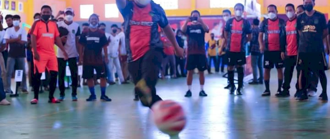 Turnamen Luwu Timur Futsal Cup 1 Bergulir, Budiman: Jaga Sportivitas