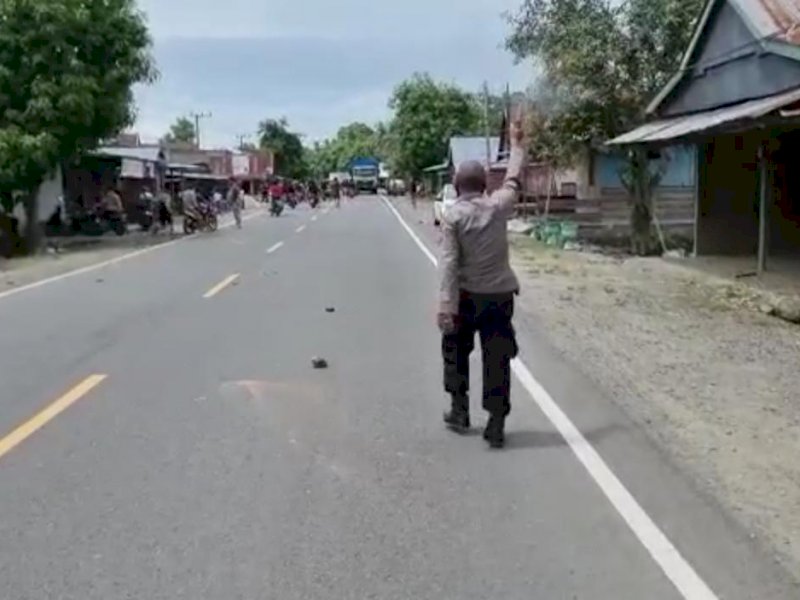 Dua Pelajar Berkelahi Pincu Bentrokan Warga Dua Kampung di Pinrang