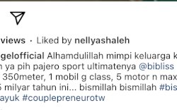 Kenali Mobil Vanessa Angel Tipe Pajero Sport Termahal dan Terlengkap di Kelasnya