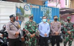 Resmikan Kontainer Makassar Recovery, Camat Wajo Minta Warga Disiplin Prokes