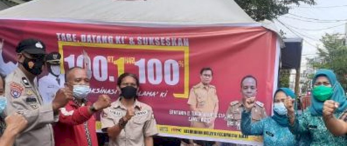 Warga Kecamatan Wajo Antusias Ikut Vaksinasi
