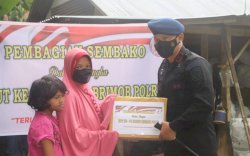 Maknai HUT Ke 76 Brimob, Yon C Pelopor Gelar Baksos Sasar Warga Kurang Mampu