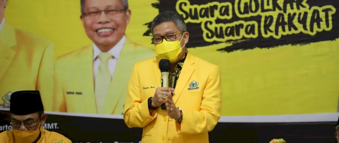 Ketua Golkar Sulsel, HM Taufan Pawe.