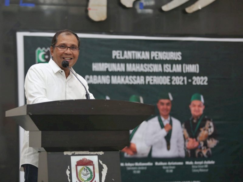 Hadiri Pelantikan Pengurus Cabang Makassar, Danny: HMI Corongnya Pemimpin
