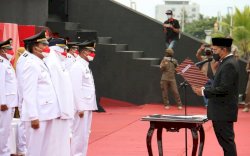 Ibrahim Chaidar Resmi Dilantik Jadi Camat Ujung Tanah Kota Makassar