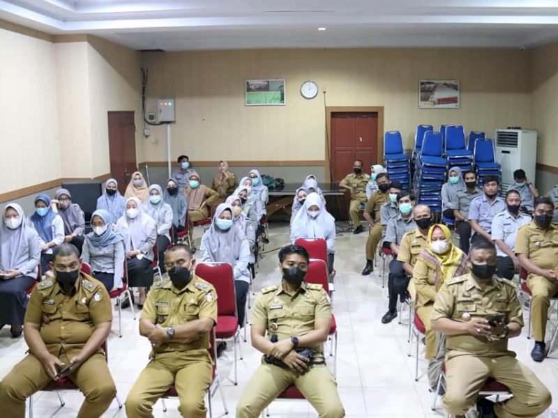 Setelah Dilantik, Camat Ujung Tanah Langsung Gelar Rapat Koordinasi
