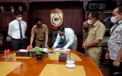 Mudahkan Pembayaran PBB melalui Start Up, Bapenda Makassar Bersama Bank Sulselbar Teken MOU