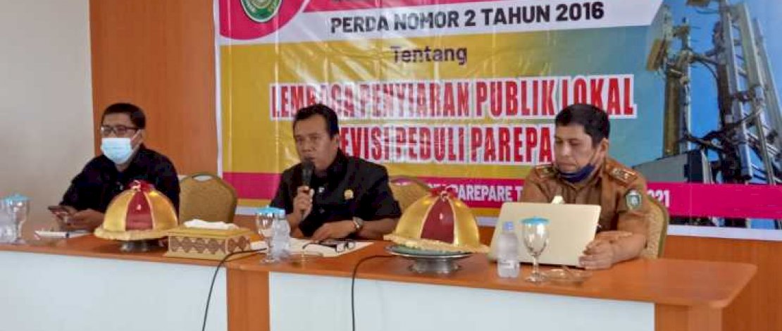 Sosialisasikan Perda LPPL Televisi Peduli, Legislator DPRD Parepare Minta Informasi yang disajikan harus Bervariatif