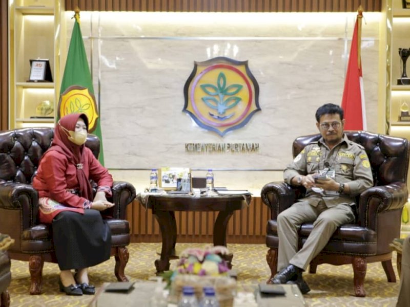Andi Kartini Bertemu Mentan, Sinjai Bakal Jadi Pusat Pengembangan Hortikultura dan Buah-buahan