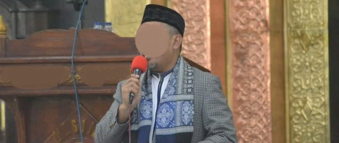 SM, oknum pimpinan Ponpes di Pinrang yang berstatus tersangka pencabulan santriwati.