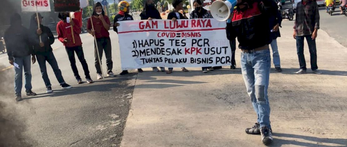 GAM Luwu Raya Desak KPK Tangkap Pelaku Bisnis Tes PCR
