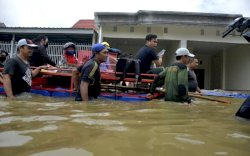 BPBD Makassar Simulasi Penanganan Banjir