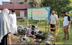Kapolres Luwu Hadiri Peletakan Batu Pertama Musala Al-Ikhlas Polsek Larompong