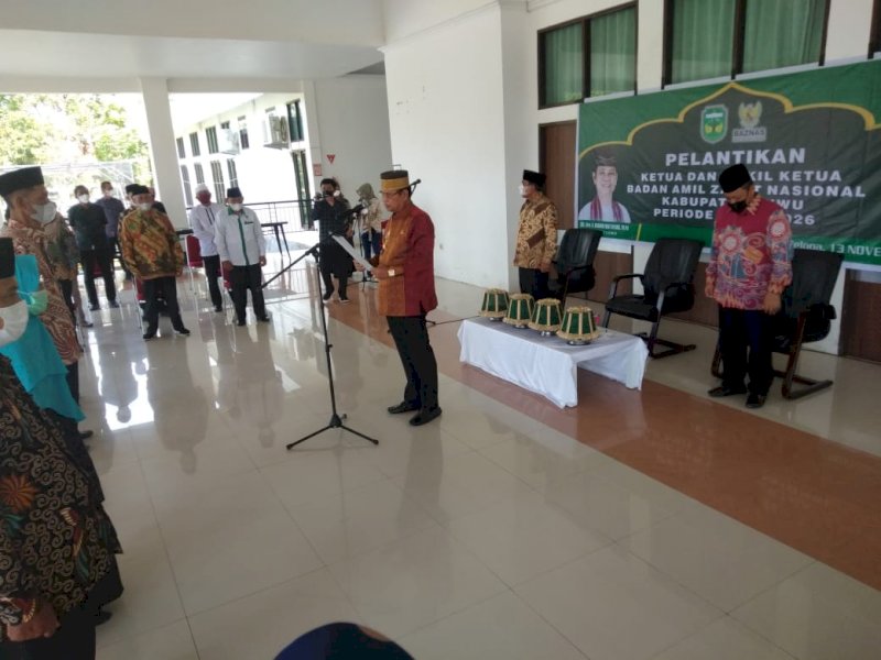 Dilantik oleh Basmin Mattayang, Berikut Ketua dan Pengurus Baznas Luwu Periode 2021 -2026