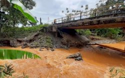 Jembatan Salulino Luwu Hampir Ambruk, Jalan Trans Sulawesi Terancam Lumpuh Total