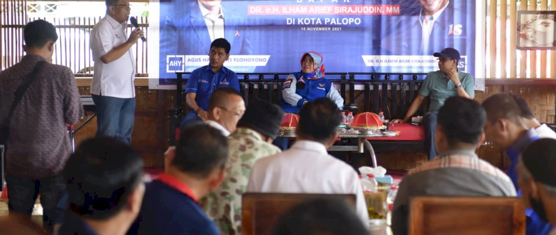 Suasana kegiatan silaturahmi bersama Ilham Arief Sirajuddin. 