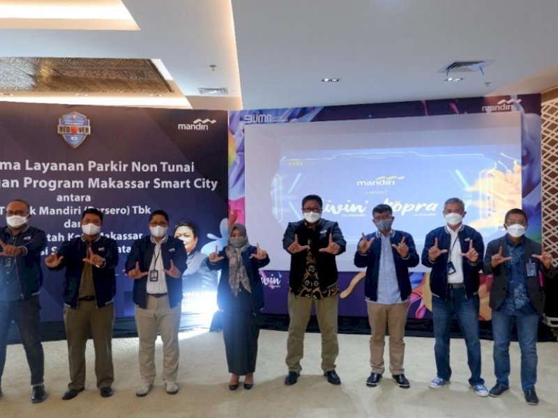 Perkuat Layanan Digital, Bank Mandiri Gandeng PD Parkir Makassar Wujudkan  Smart City