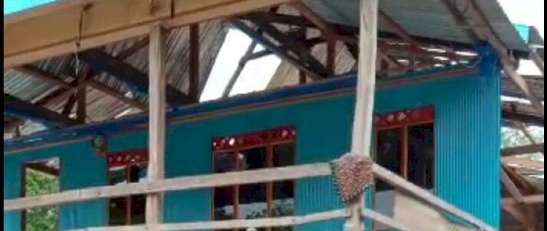 Rumah warga di Jeneponto dibongkar lantaran beda pilihan di Pilkades.