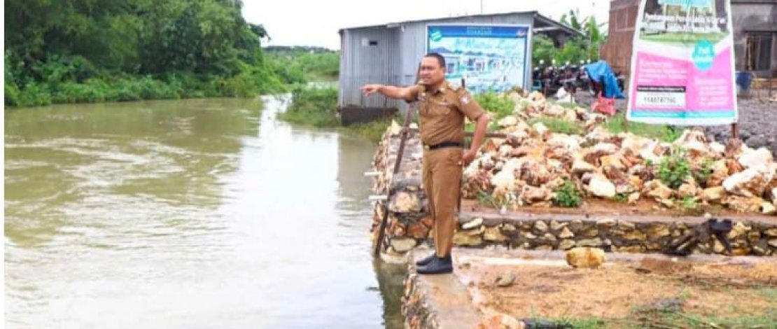 Usai Pantau Kondisi Air Sungai, Camat Biringkanaya Langsung Gelar Rakor