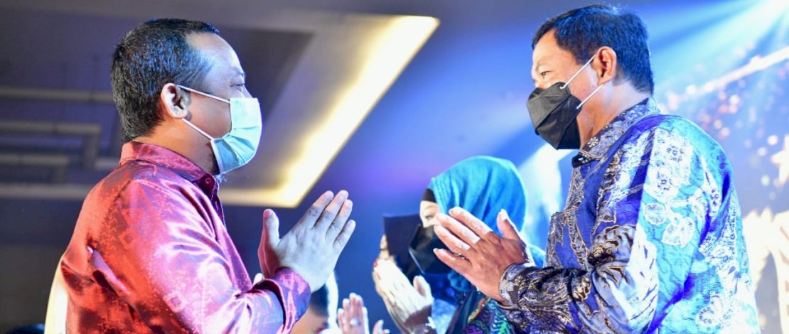 Suasana lepas sambut Kapolda Sulsel.