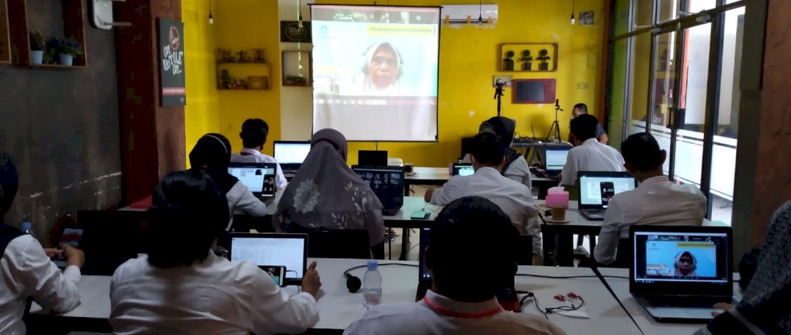Meski Lewat Zoom, Peserta Cakep Luwu Utara Antusias Terima Materi