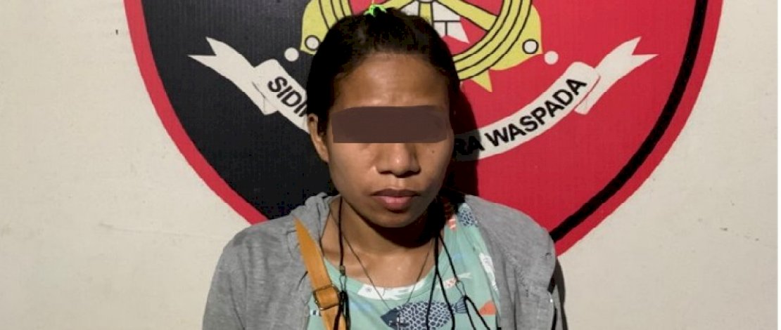 FB saat diamankan di Mapolsek Rappocini.