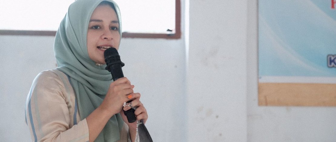 Ketua Tim Penggerak Pemberdayaan Kelompok Keluarga (PKK) Kabupaten Gowa, Priska Paramitha Adnan. 