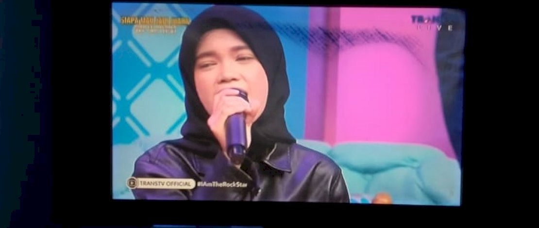 Rezha saat tampil di Brownis.