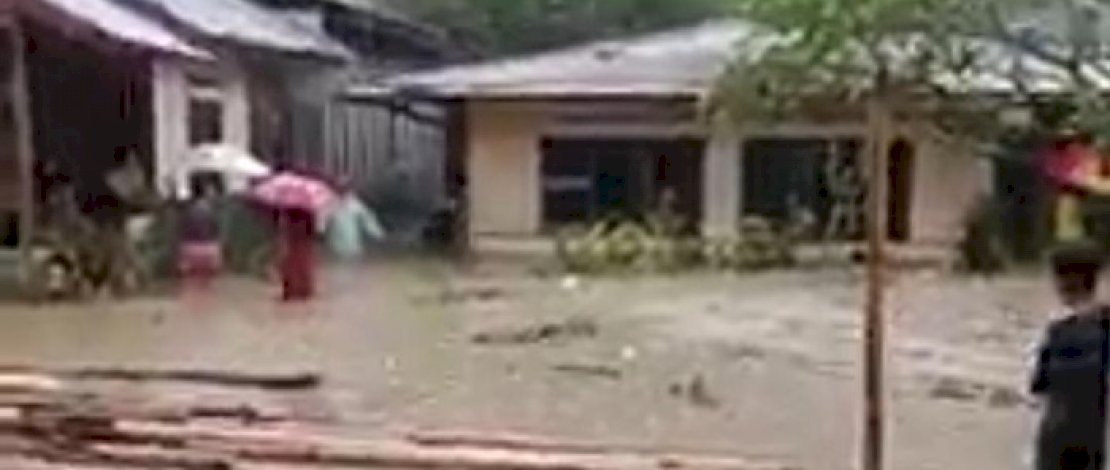 Banjir dua kelurahan di Tator.