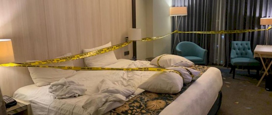 Kamar hotel yang menjadi lokasi GA dan WI hendak melayani pelanggannya.
