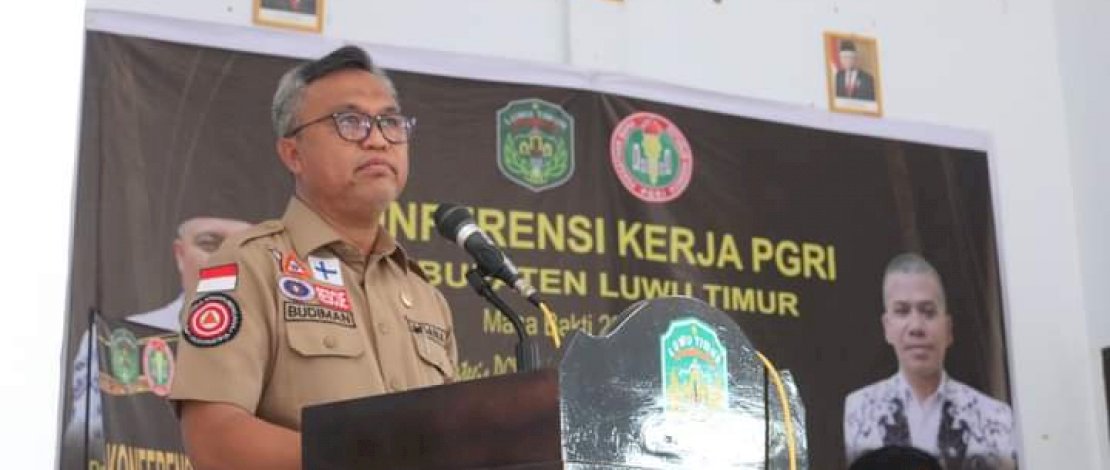 Bupati Luwu Timur Apresiasi Kontribusi PGRI Majukan Sektor Pendidikan 