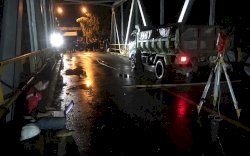 Uji Coba Jembatan Battang Minggu Dini Hari, Plt Gub: Mari Doakan yang Terbaik