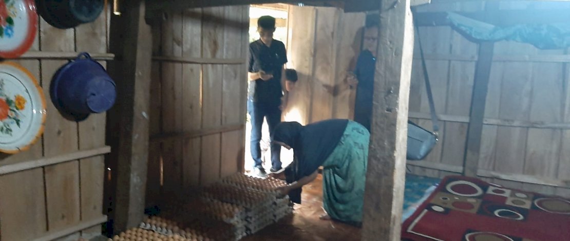 Telur pengganti dari Dinas Sosial Jeneponto.