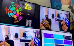 Deteksi Prokes Covid-19, Master Ujung Pandang Rutin Kontrol War Room