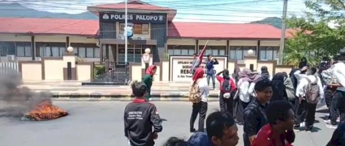 Demo di Polres Palopo Demo di Polres Palopo