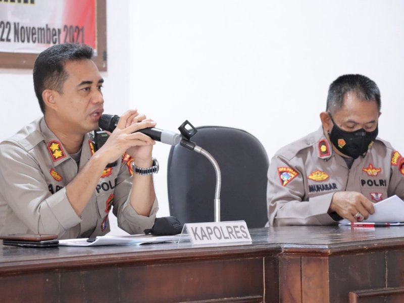Kapolres Pinrang Sosialisasikan 12 Program Prioritas Kapolda Sulsel Nana Sudjana