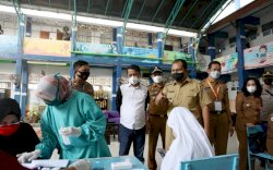 Dampingi Danny, Ketua Komisi D DPRD Makassar Pantau Simulasi Tatap Muka